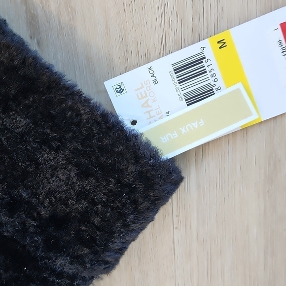 MICHAEL MICHAEL KORS Women's Fleece Shacket size medium color black - Picture 6 of 7